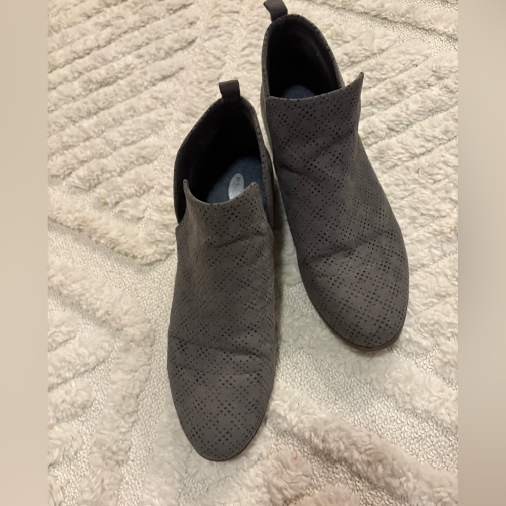 Dr. Scholls gray booties, size 9.5